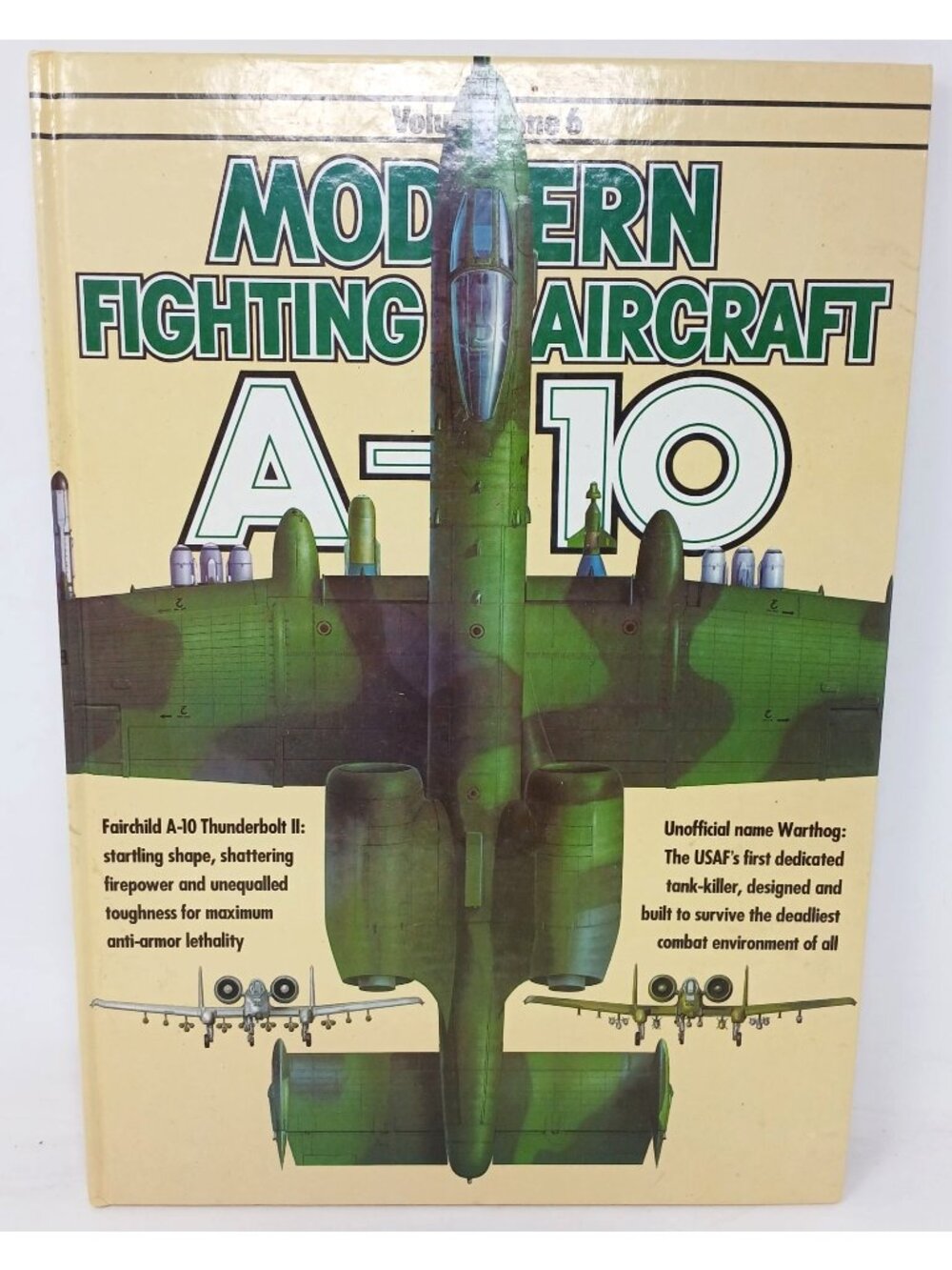 Modern Fighting Aircraft A-10 HC Bill Sweetman 1984 Profiles Photos VG #S-10